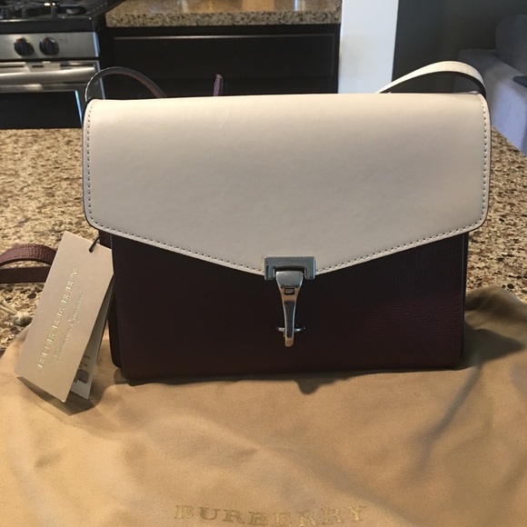 Burberry Handbags - NWT Burberry Two Tone Macken Crossbody